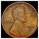 1914-S Wheat Cent CLOSELY UNCIRCULATED