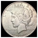 1927-S Silver Peace Dollar CLOSELY UNCIRCULATED