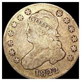 1822 Capped Bust Quarter NICELY CIRCULATED