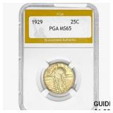 1929 Standing Liberty Quarter PGA MS65