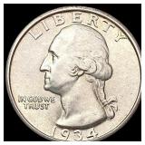 1934 Washington Silver Quarter UNCIRCULATED