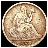 1838-O Seated Liberty Dime LIGHTLY CIRCULATED