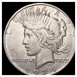 1934-D Silver Peace Dollar CLOSELY UNCIRCULATED