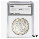 1904-O Morgan Silver Dollar NGS MS67