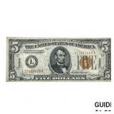 1934 $5 "HAWAII" FRN UNCIRCULATED