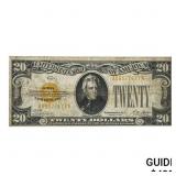 1928 $20 GOLD CERTIFICATE NOTEï¿½