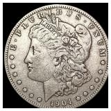 1904-S Morgan Silver Dollar NEARLY UNCIRCULATED