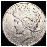 1927 Silver Peace Dollar CLOSELY UNCIRCULATED