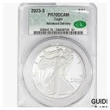 2023-S Silver Eagle CAC PR70 DCAM