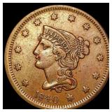 1840 Braided Hair Large Cent CLOSELY UNCIRCULATED