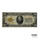 1928 $20 GOLD CERTIFICATE NOTE VERY FINE