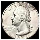 1932-D Washington Silver Quarter UNCIRCULATED