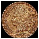 1870 Indian Head Cent CLOSELY UNCIRCULATED