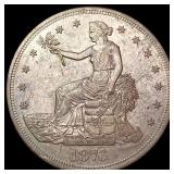 1876-S Silver Trade Dollar NEARLY UNCIRCULATED