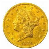 1894 $20 Gold Double Eagle UNCIRCULATED