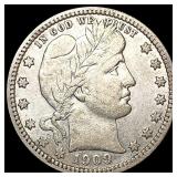 1909 Barber Quarter CLOSELY UNCIRCULATED