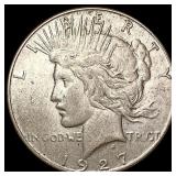 1927-S Silver Peace Dollar CLOSELY UNCIRCULATED