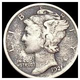 1921 Mercury Dime LIGHTLY CIRCULATED