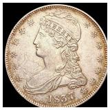 1837 Capped Bust Half Dollar CHOICE AU