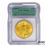 1908-D $20 Gold Double Eagle ICG MS64