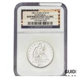 1861-O Seated Liberty Half Dollar NGC UNCShipwreck