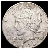 1935-S Silver Peace Dollar CLOSELY UNCIRCULATED