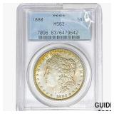 1880 Morgan Silver Dollar PCGS MS63