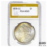 1878-CC Morgan Silver Dollar PGA MS65