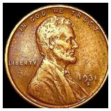 1931-S Wheat Cent CLOSELY UNCIRCULATED