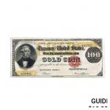 1882 $100 GOLD CERTIFICATE EXTREMELY FINE