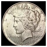 1934-D Silver Peace Dollar CLOSELY UNCIRCULATED