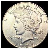 1935 Silver Peace Dollar CLOSELY UNCIRCULATED