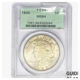 1926 Silver Peace Dollar PCGS MS64