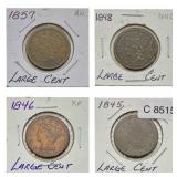 [4]1845-1857 Braided Hair Large Cent