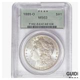 1885-O Morgan Silver Dollar PCGS MS63