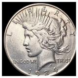 1934 Silver Peace Dollar HIGH GRADE