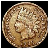 1908 Indian Head Cent LIGHTLY CIRCULATED