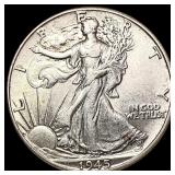 1945 Walking Liberty Half Dollar CHOICE AU