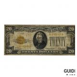 1928 $20 GOLD CERTIFICATE NOTEï¿½