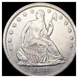 1842 Seated Liberty Half Dollar UNCIRCULATED