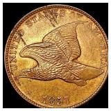 1857 Flying Eagle Cent CLOSELY UNCIRCULATED