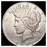 1927-S Silver Peace Dollar CLOSELY UNCIRCULATED