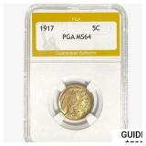 1917 Buffalo Nickel PGA MS64