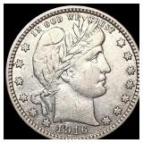 1916-D Barber Quarter CHOICE AU