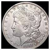 1891-O Morgan Silver Dollar NEARLY UNCIRCULATED