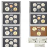 2016-2019 Silver US Proof Set Lot [33 Coins]