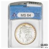 1904 Morgan Silver Dollar ANACS MS64