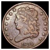 1834 Classic Head Half Cent NICELY CIRCULATED