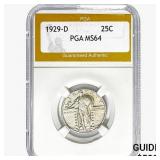 1929-D Standing Liberty Quarter PGA MS64