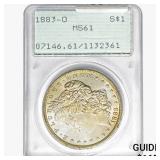 1883-O Morgan Silver Dollar PCGS MS61